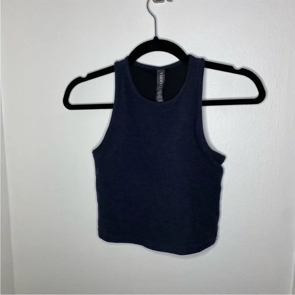 Vuori Elevation Plyo Tank Navy Blue Heathered Size XL - Picture 4 of 6